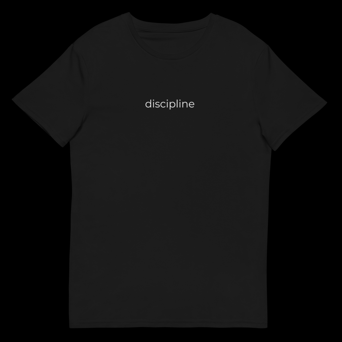 BLACK T-SHIRT PREMIUM "DISCIPLINE"