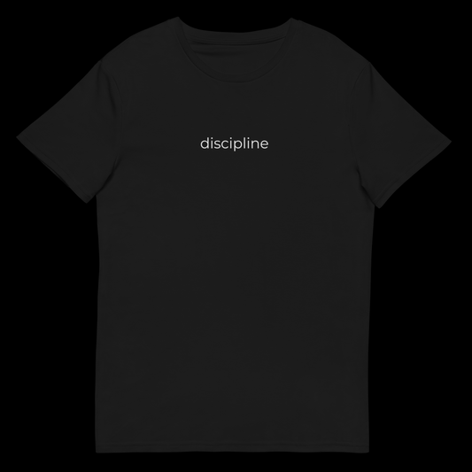 BLACK T-SHIRT PREMIUM "DISCIPLINE"
